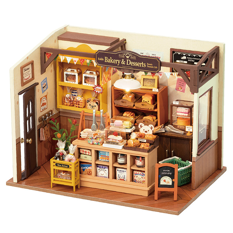 BAKERY 1〜5セット ROLIFE DE ROBOTIME- PUZZLE 3D - CASITA MINIATURA - BECKA'S BAKING