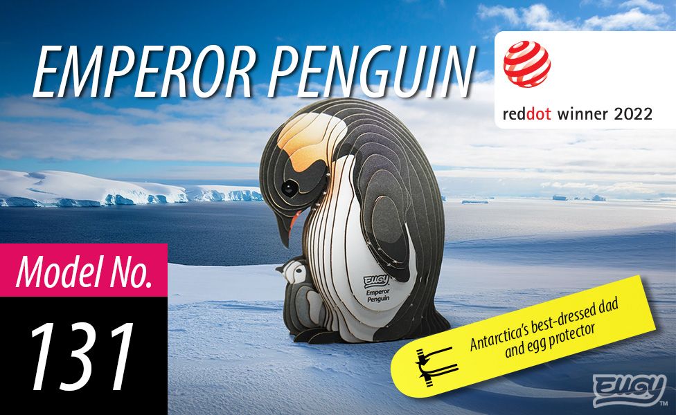Puzzle 3D Eugy Dodoland- Pingûino Emperador 🐧