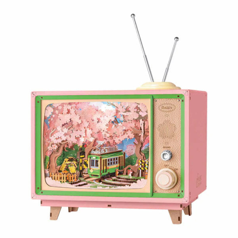 Puzzle 3D Robotime Madera y caja musical - Sakura Dreamy Tour
