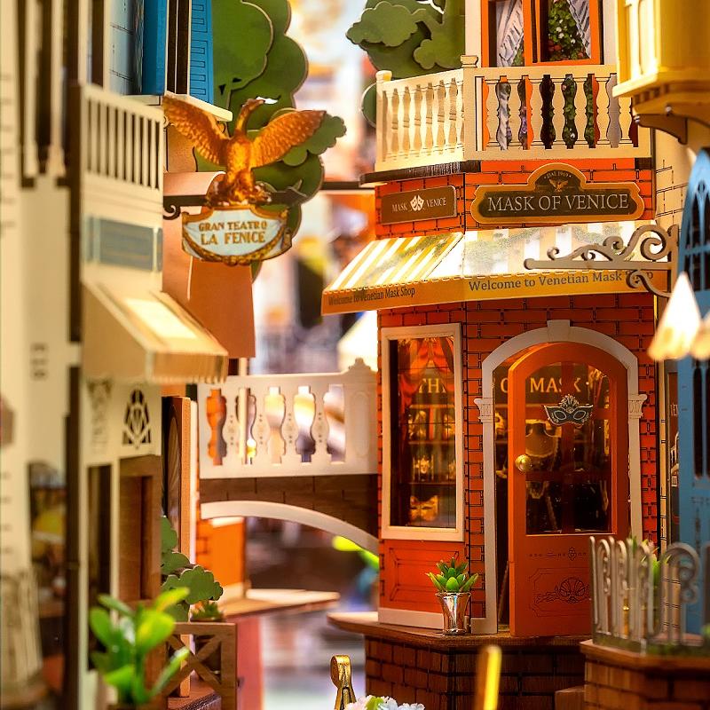 PUZZLE 3D MINIATURA ROBOTIME BOOK NOOK -  ROMANTIC VENICE  TGB08 🛶