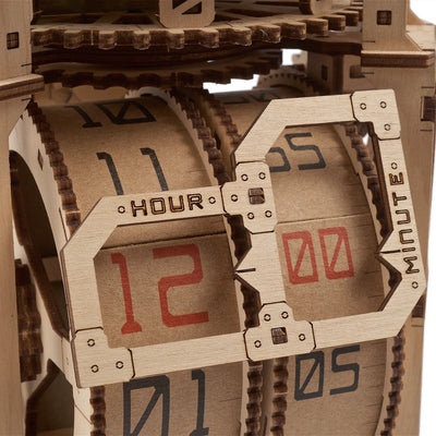 Puzle 3D de madera mecánico Ugears- Reloj Tourbillon de Sobremesa Astrónomo ⭐⚙️