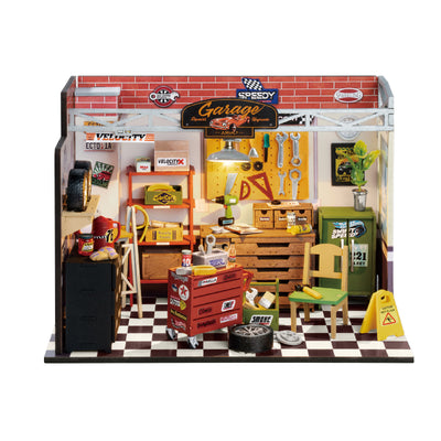 PUZZLE 3D MADERA ROBOTIME - Garage Workshop DG165 🔧🚗