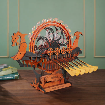 PUZLE 3D MADERA ROBOTIME - Viking Dragon Ship LK802 ⚔️🛡️
