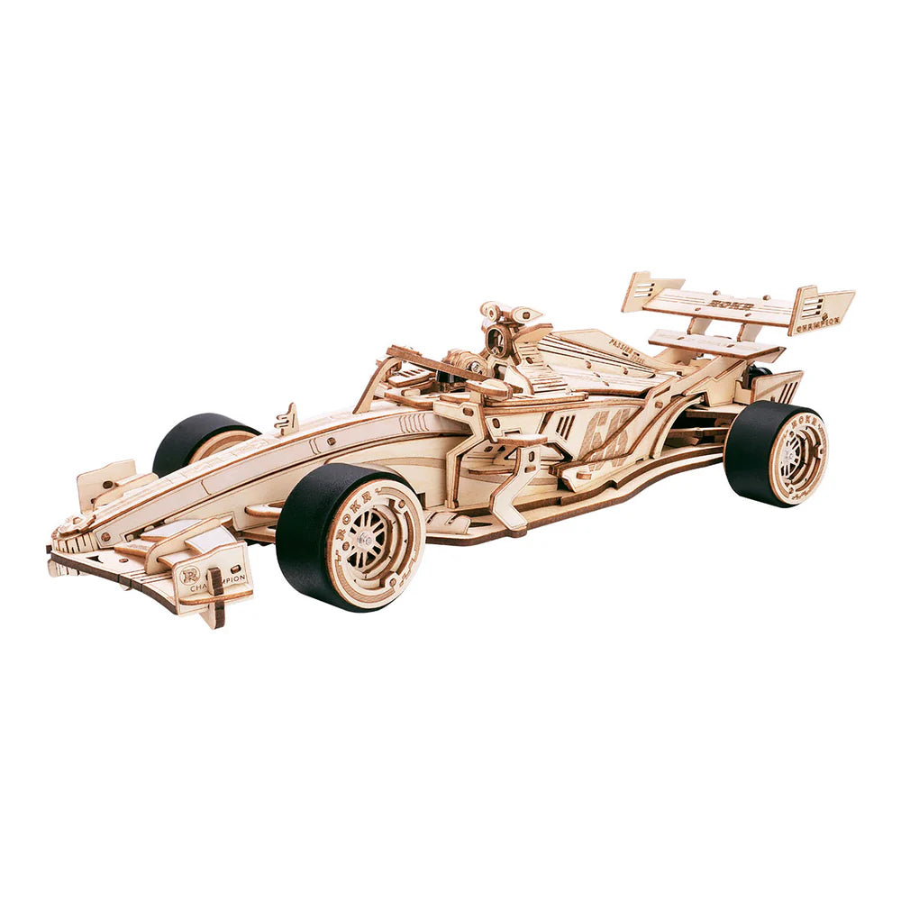 Puzzle 3D Madera Robotime- RACING CAR LK505 🏎️⚡