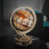 Puzle 3D Madera Robotime- Luminous Globe (Globo Terráqueo iluminado) 🌎