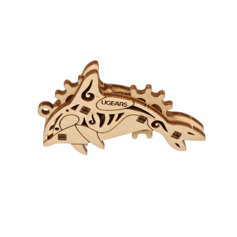 Puzle 3D de madera mecánico- U-Fidgets Oceano Atlantico- Ugears  🐬