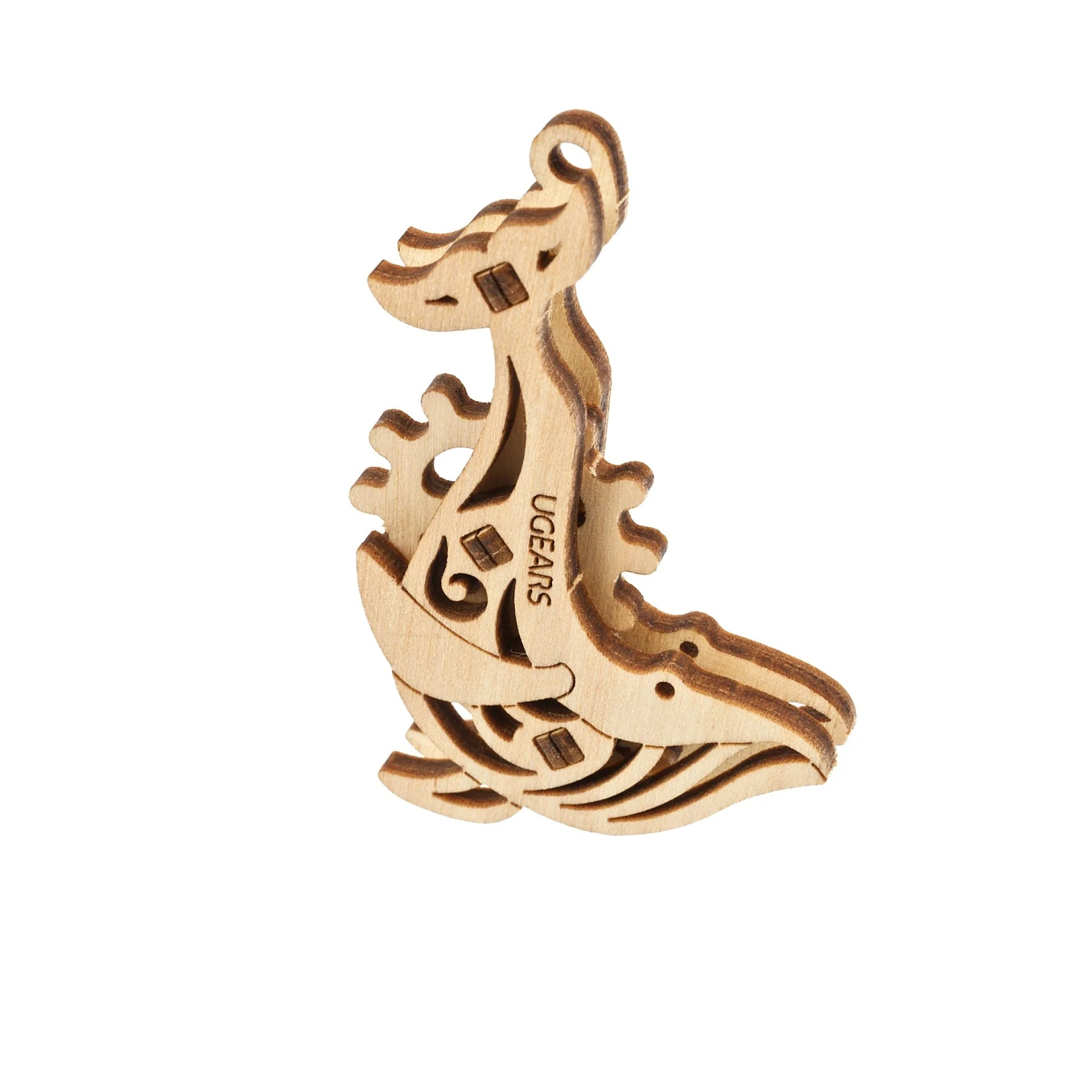 Puzle 3D de madera mecánico UGEARS- U-Fidgets Oceano Pacifico 🐋