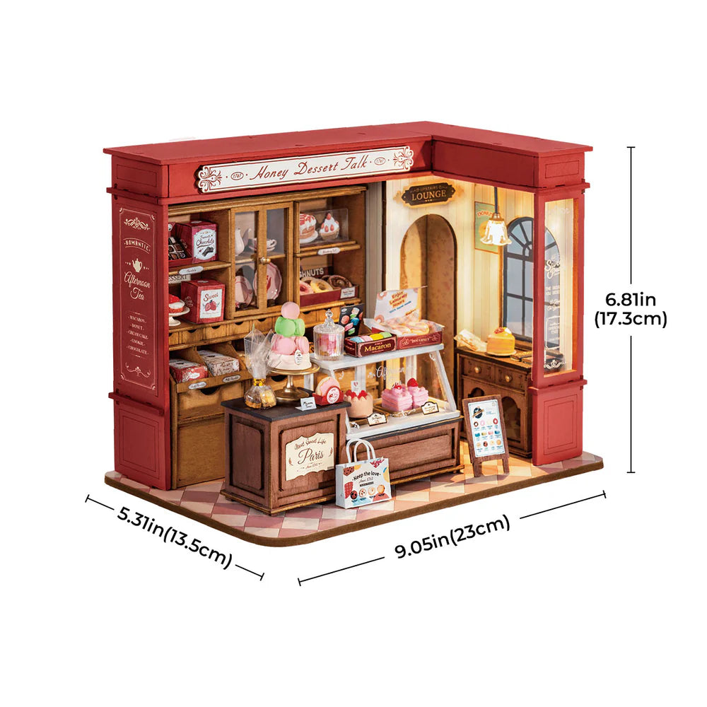PUZZLE 3D ROBOTIME CASITA MINIATURA - HONEY DESSERT TALK DG168 🎂