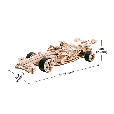 Puzzle 3D Madera Robotime- RACING CAR LK505 🏎️⚡