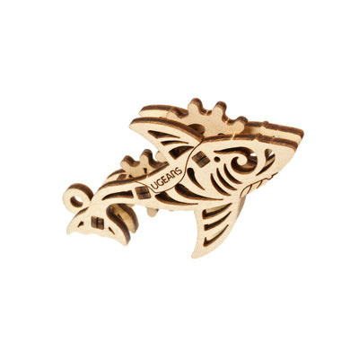 Puzle 3D de madera mecánico UGEARS- U-Fidgets Oceano Pacifico 🐋
