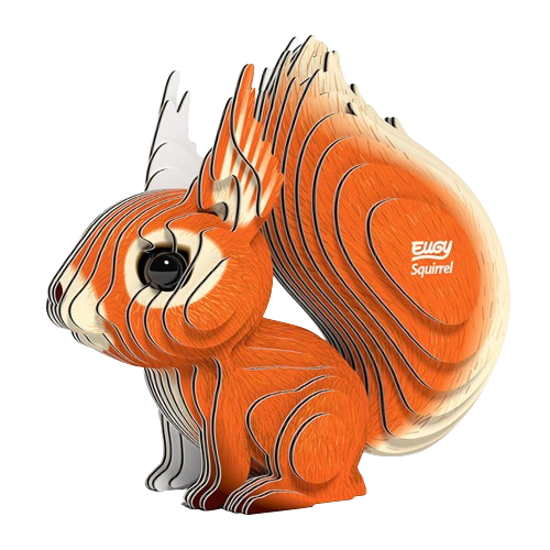 PUZZLE 3D EUGY DODOLAND- SQUIRREL (ARDILLA)