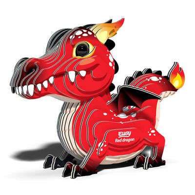 PUZZLE 3D EUGY DODOLAND - RED DRAGON 🐲