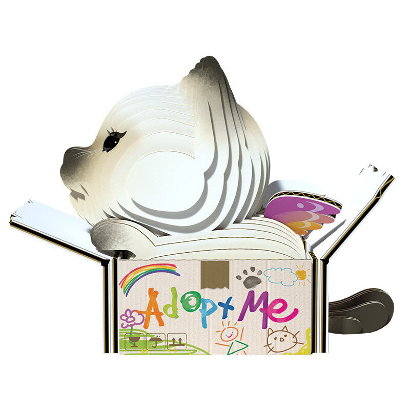 Puzzle 3D Eugy Dodoland -  Eugy Cat Mocha 🐈 (Gato Mocha)