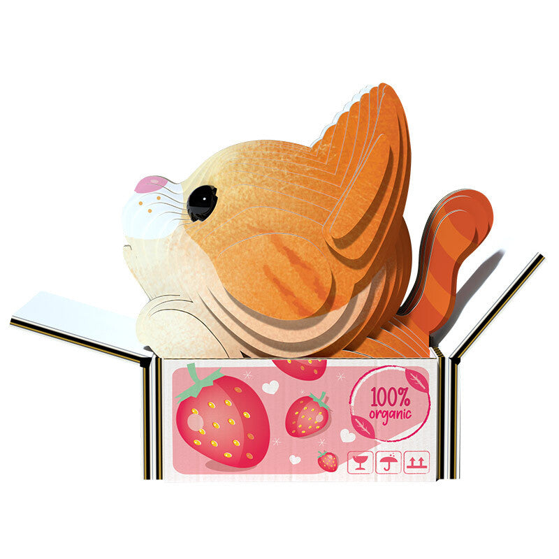 PUZZLE 3D EUGY DODOLAND- GATO ROMANO (CAT PUMPKIN) 🐈