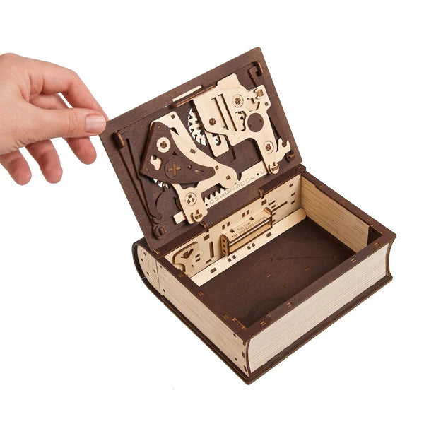 Puzle 3D de madera mecánico UGEARS- Libro de Secretos 📕