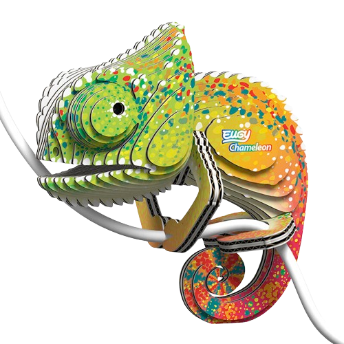 Puzzle 3D Eugy Dodoland - Chameleon (Camaleón)