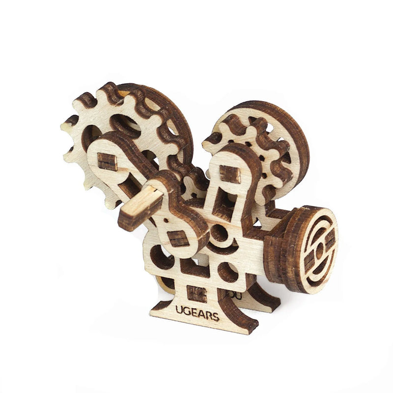 Puzle 3D de madera mecánico UGEARS - U-Fidgets Creations  🎥🏛🎸