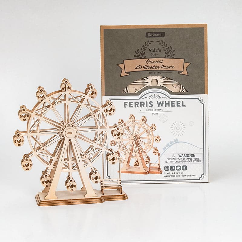 Puzle 3d madera Robotime -  Mini Ferris Wheel TG401🎡