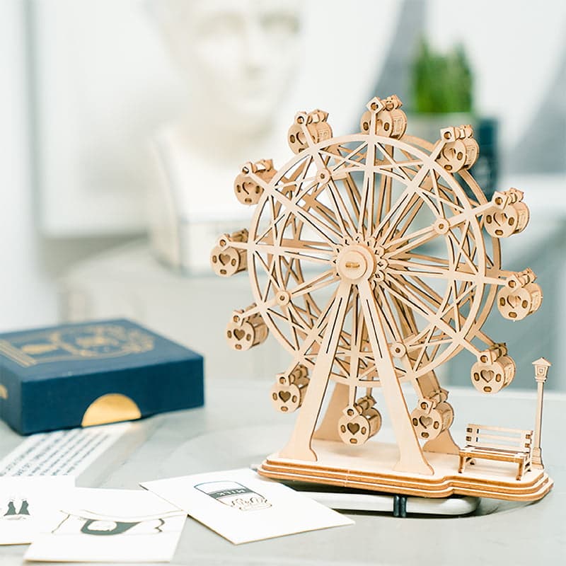 Puzle 3d madera Robotime -  Mini Ferris Wheel TG401🎡