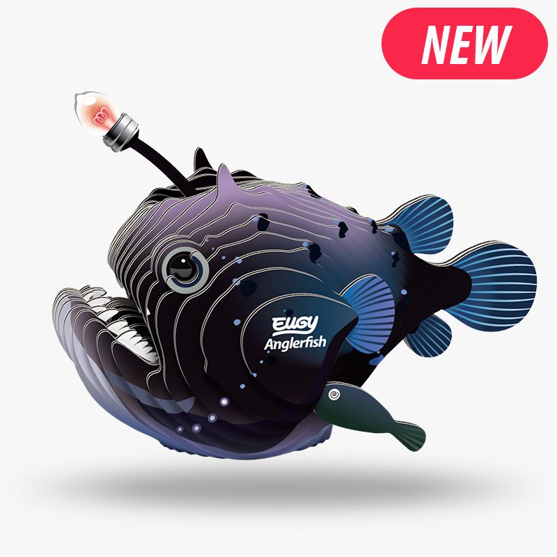 Puzzle 3D Eugy Dodoland- Anglerfish (Pez pediculado)