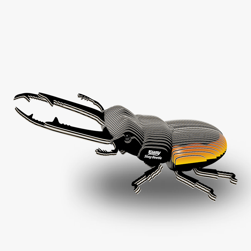 Puzzle 3D Eugy Dodoland -Stag Beetle (Escarabajo ciervo) 🪲