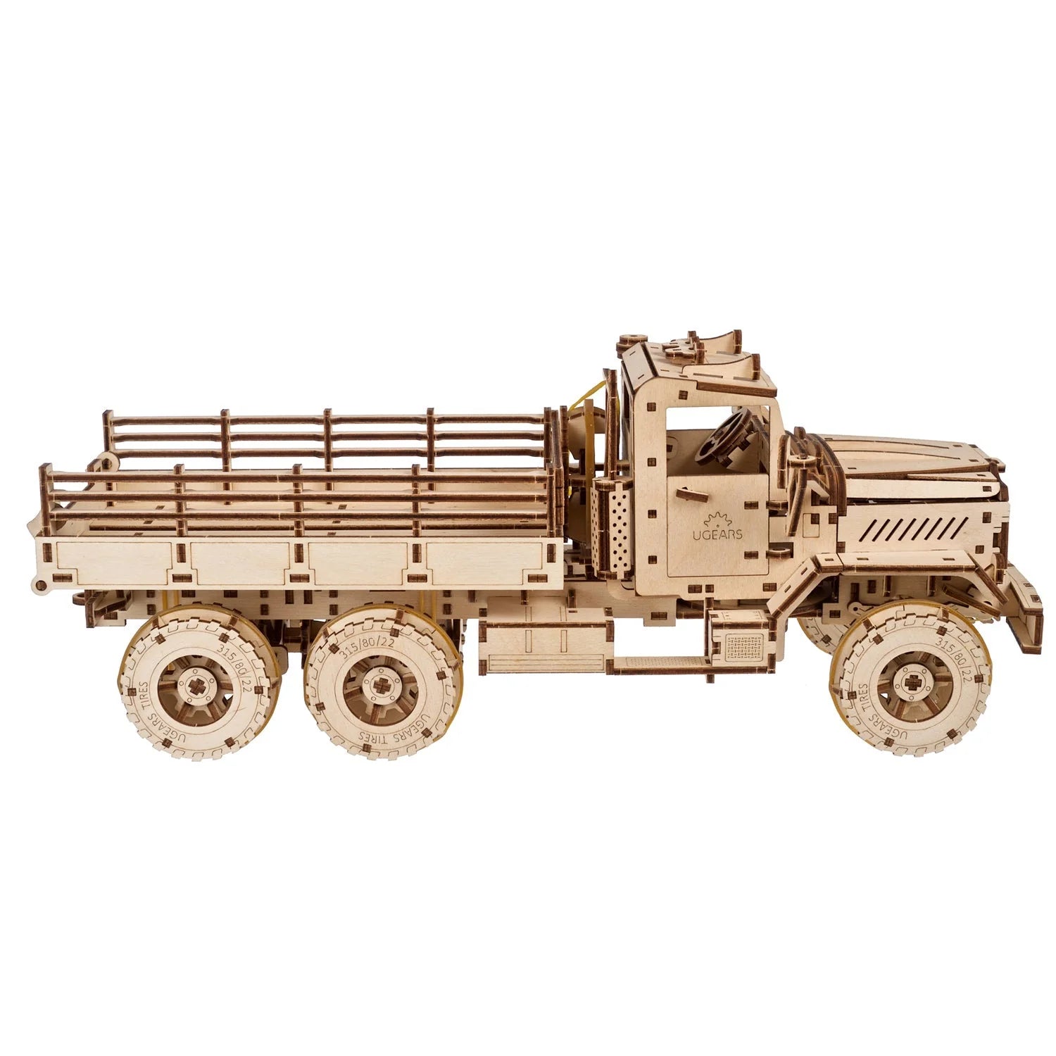 Puzle 3D de madera mecánico UGEARS- Cargo Truck (CAMIÓN DE CARGA) 🚚