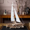 Puzle 3D de madera mecánico UGEARS- Velero Trimaran  Merihoubus⛵