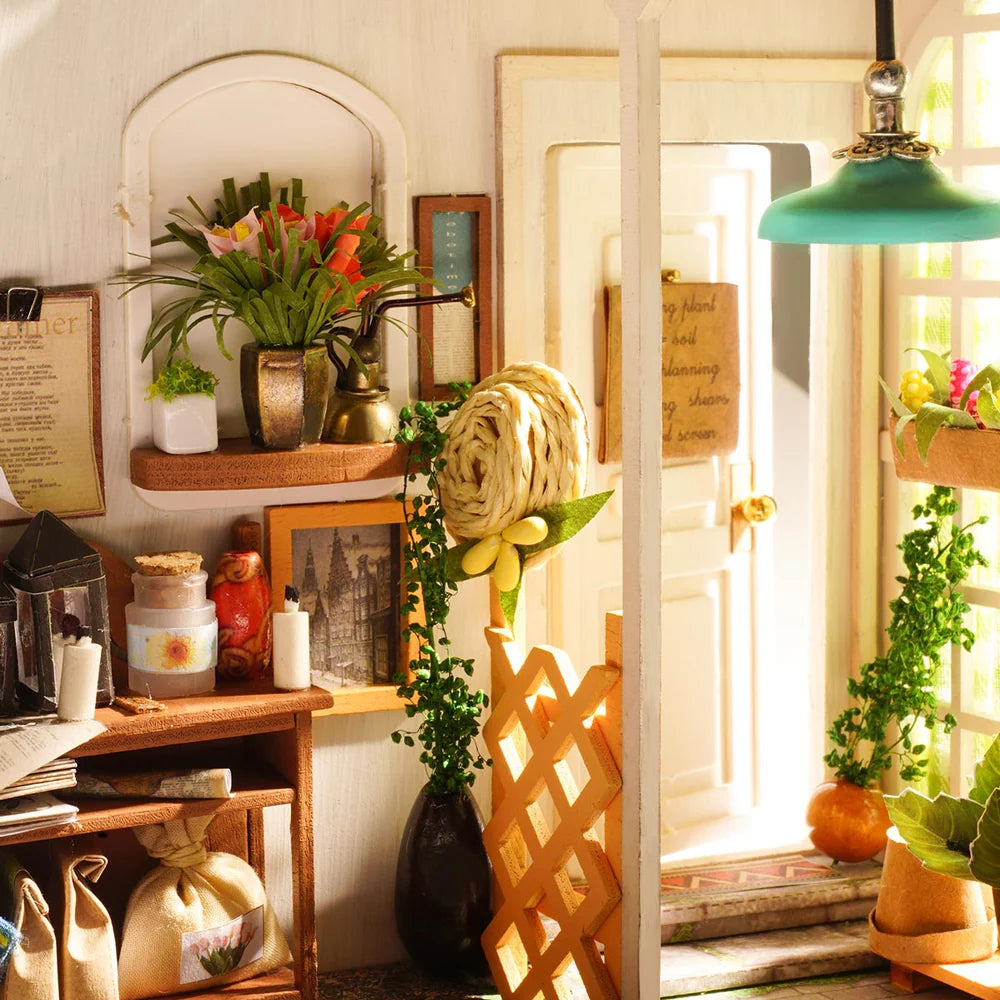 Puzzle 3D Robotime miniatura – Miller's Garden - DG108