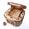 Puzle 3D de madera mecánico UGEARS - Caja del Tesoro (TREASURE BOX) 💎🗝️