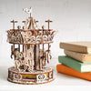 Puzle 3D de madera- Carrusel- Ugears 🎠