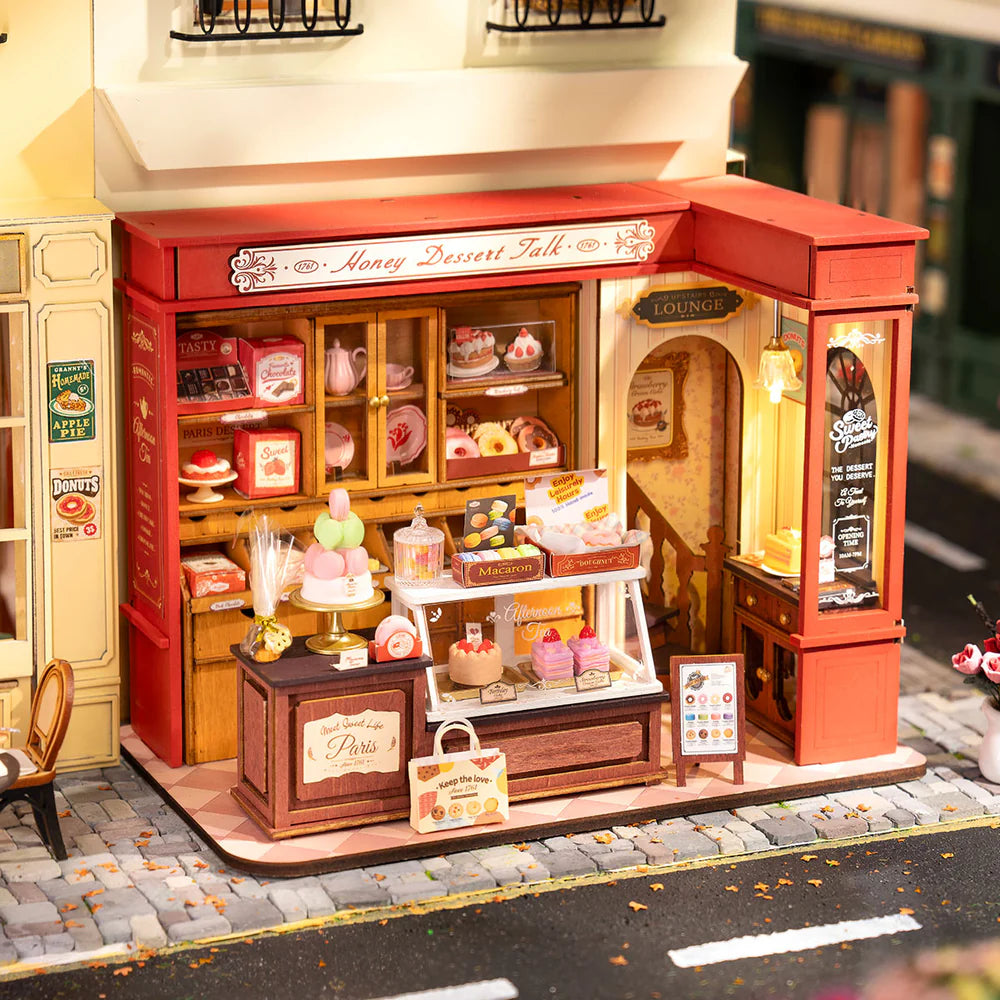 PUZZLE 3D ROBOTIME CASITA MINIATURA - HONEY DESSERT TALK DG168 🎂