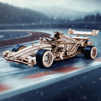 Puzzle 3D Madera Robotime- RACING CAR LK505 🏎️⚡