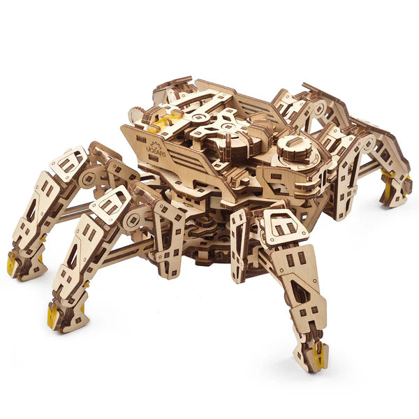 Puzle 3D de madera- Hexápodo- Ugears 🕷️