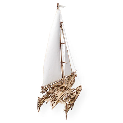 Puzle 3D de madera mecánico UGEARS- Velero Trimaran  Merihoubus⛵