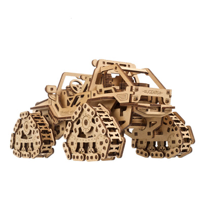 Puzle 3D de madera mecánico UGEARS - Vehiculo  TODO TERRENO Off Road (tracked off-Road)) 🚜