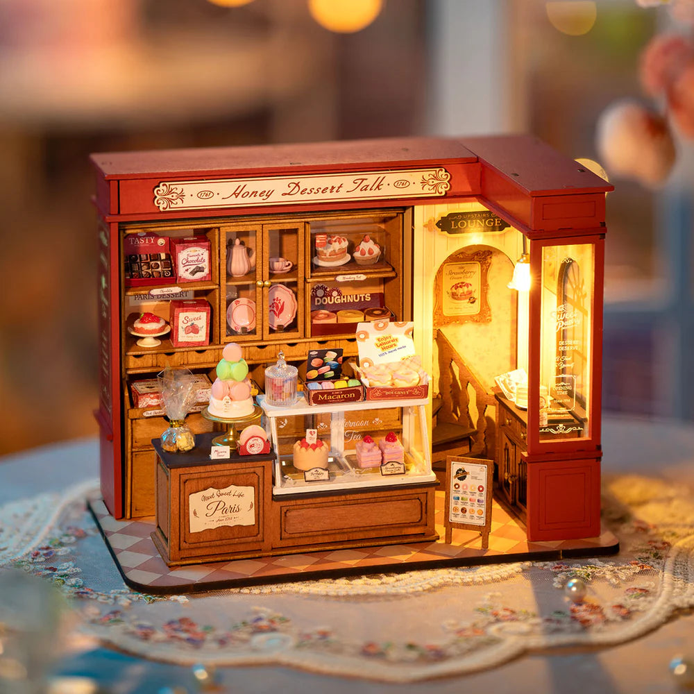 PUZZLE 3D ROBOTIME CASITA MINIATURA - HONEY DESSERT TALK DG168 🎂