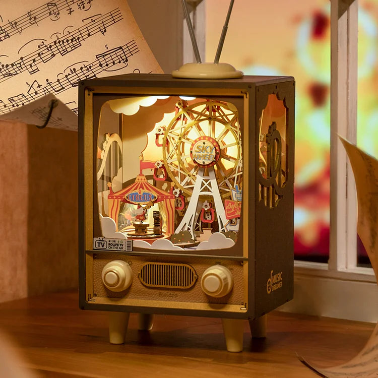 PUZZLE 3D MADERA ROBOTIME- SUNSET CARNIVAL 🎡