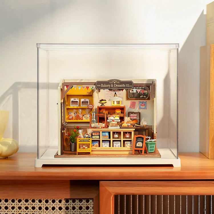DUST COVER PUZZLE 3D ROBOTIME - CAJA PROTECTORA DE MAQUETAS (DISPLAY BOX)🔒