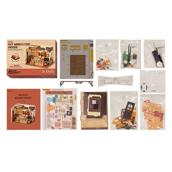 PUZZLE 3D ROBOTIME- BECKA'S BAKING HOUSE  (PANADERIA DE BECKA)🧁🥖🍞