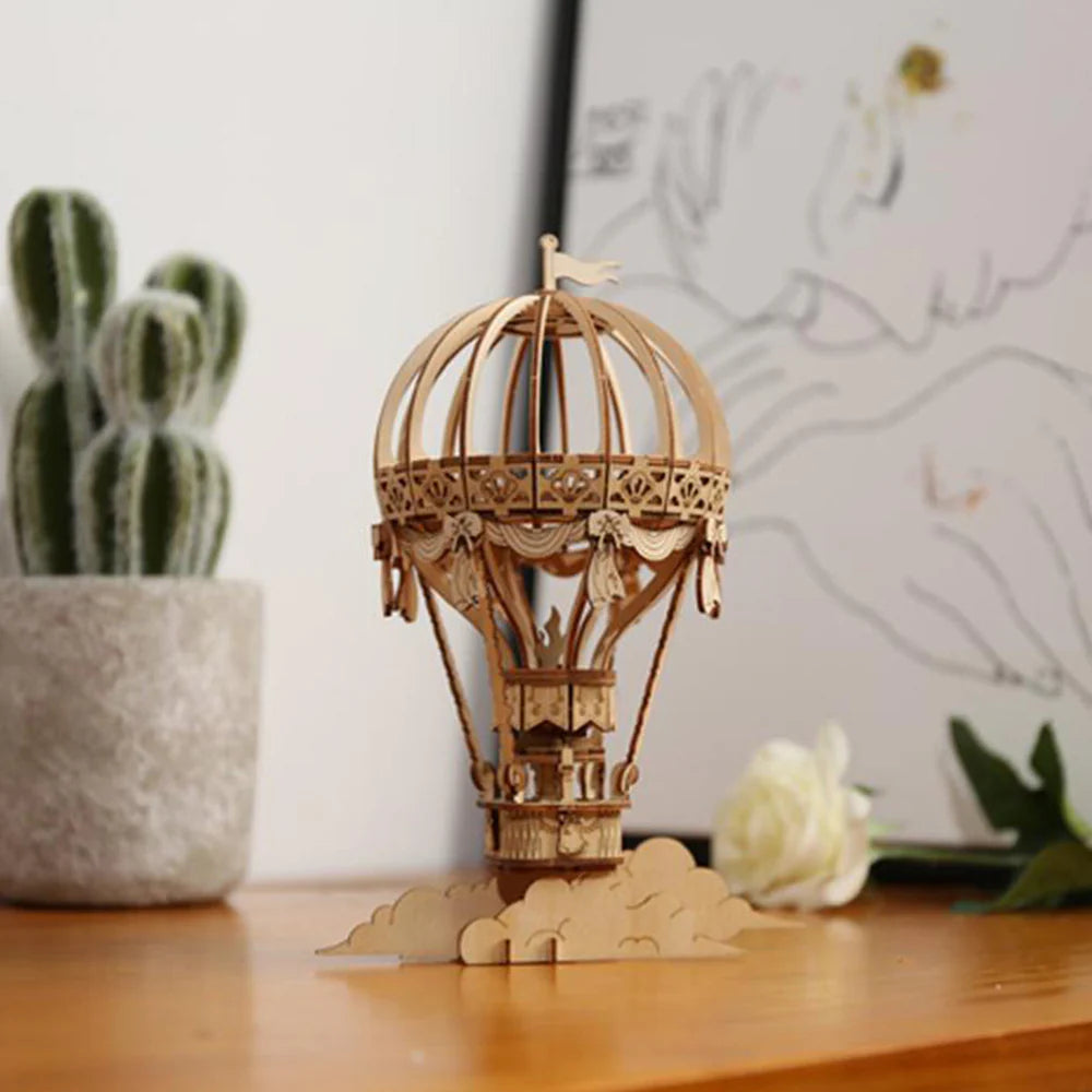PUZLE 3D MADERA ROBOTIME - HOT AIR BALLOON TG406 🎈