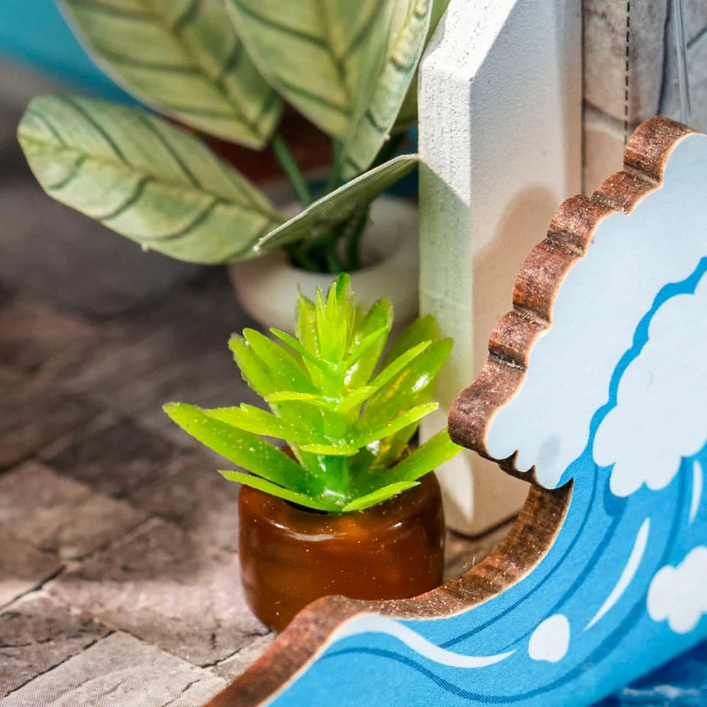 PUZZLE 3D MADERA ROBOTIME - Sea Holiday Restaurant DS039  🍽️