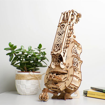 Puzle 3D de madera mecánico Ugears- La Zanfoña- Hurdy Gurdy 🎶