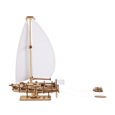 Puzle 3D de madera mecánico UGEARS - Mini Yate  (Ocean Beaut Yacht) ⛵