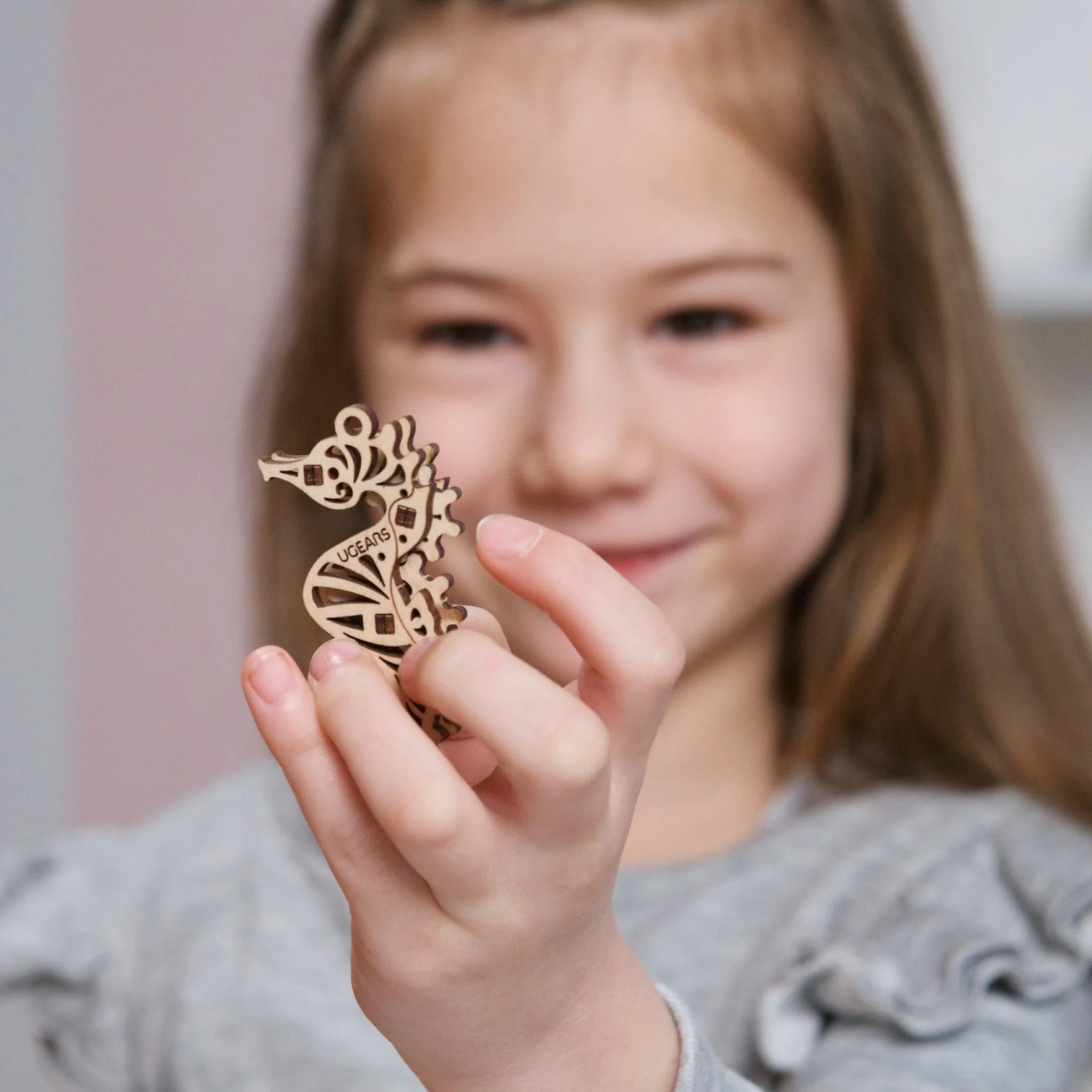 Puzle 3D de madera mecánico UGEARS- U-Fidgets Oceano Pacifico 🐋