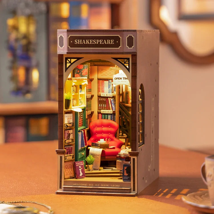 PUZZLE 3D MINIATURA ROBOTIME BOOK NOOK - BOOKSORE TGB07 📚