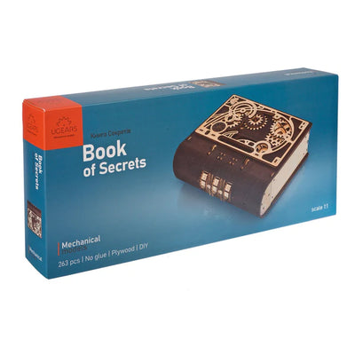 Puzle 3D de madera mecánico UGEARS- Libro de Secretos 📕