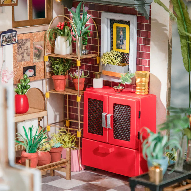 Puzzle 3D Robotime miniatura – Emily's Flower Shop - DG145