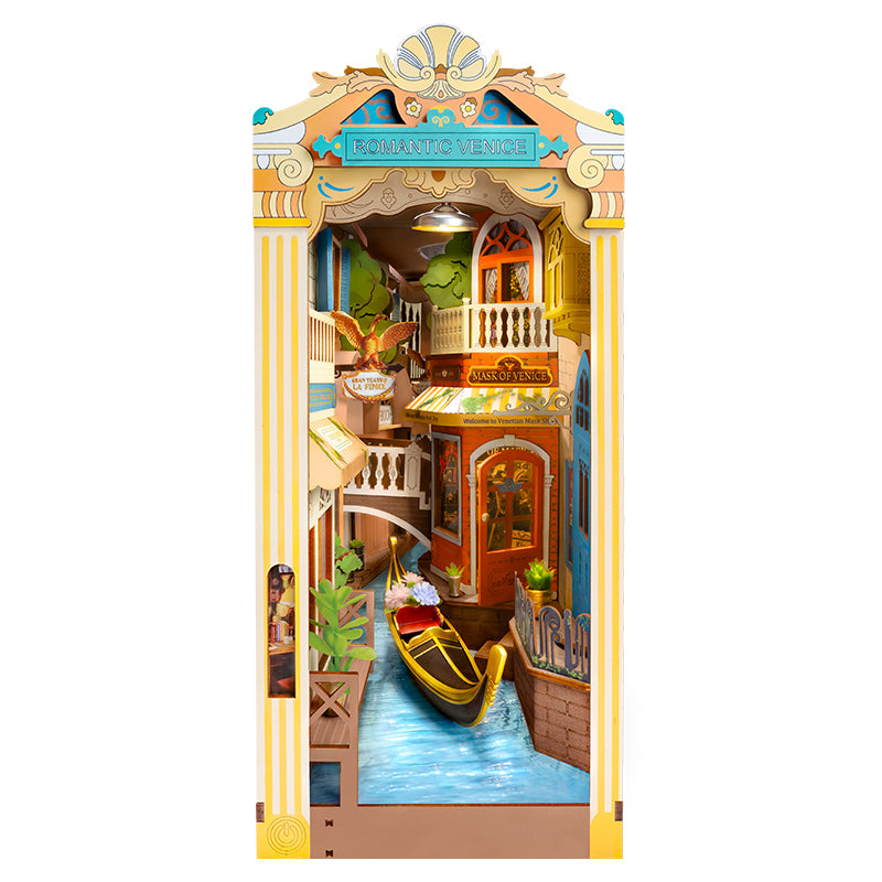 PUZZLE 3D MINIATURA ROBOTIME BOOK NOOK -  ROMANTIC VENICE  TGB08 🛶