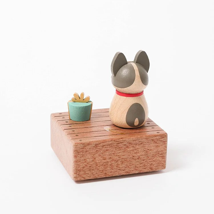 CAJITA MUSICAL WOODERFULLIFE- BULLDOG 🦴❤️🐶