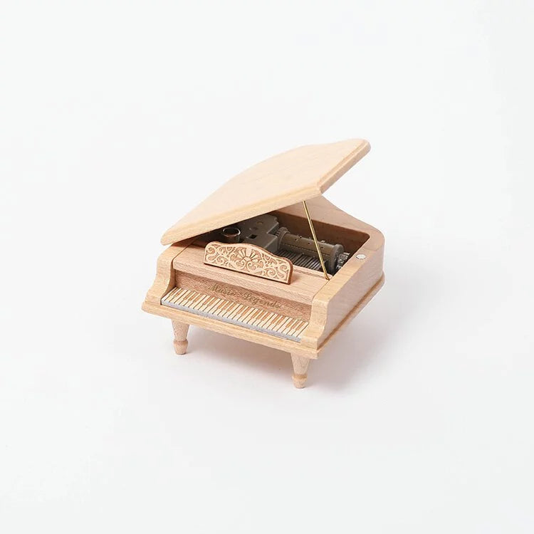 CAJITA MUSICAL WOODERFULLIFE- LIGHT GRAND PIANO 🎹❤️